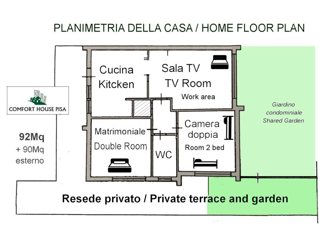 Comfort House Pisa Exterior photo